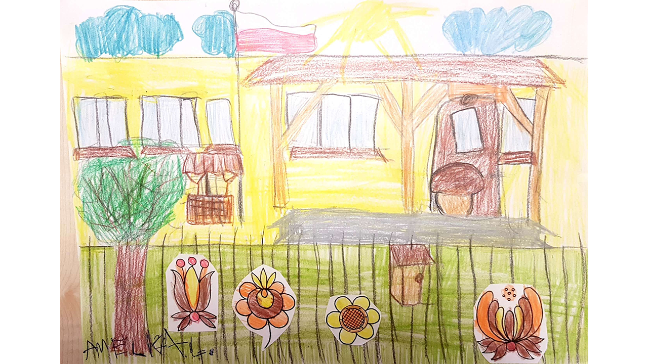 rysunek budynku przedszkola